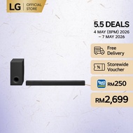 LG S80TY 480W 3.1.3ch High Res Audio soundbar with Dolby Atmos