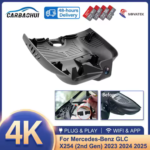 Plug and Play Car DVR Wifi Dash cam Dual lens Video Recorder Wall for Mercedes Benz GLC X254 (2nd Ge