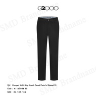 G2000 กางเกงสแล็ค ขายาว ทำงาน รุ่น Compact Multi-Way Stretch Casual Pants In Relaxed Fit Code: 41167