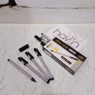 (12pc) pen gel 1.0MM untuk tanda tangan BALL LINER