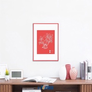 MERAH Informa 40X60 cm Aluminum Wall Photo Frame - Red Photo Frame Picture Frame Picture Frame Pictu