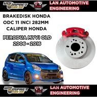 [FRONT ONLY] BRAKEDISC 11 INCHI HONDA  MODIFIED TO PERODUA MYVI OLD MODEL RIM 15 6/5 JJ PNP ONLY