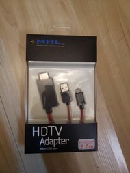 手機連接電視 Mobile phone MHL cable MHL to HDMI media adapter