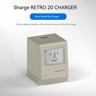 FDG TOP★Shargeek/shareek Retro 20W S020ที่ชาร์จความเร็วสูง1พอร์ตประเภท C 20W Pd/qcp/fcp/pe BH12T 15