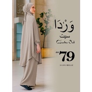 KOLEKSI UMRAH WARDA SET LIMITED EDITION BY HAURABELLE (IRONLESS)