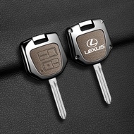 Da dê da thật hợp kim kẽm vỏ bọc chìa khóa xe vỏ chìa khóa Fob Keychain nút bảo vệ cho Lexus là ES L