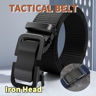 Tactical Belt Unlock / Iron Head/ strong and long 125cm