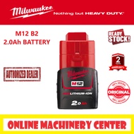 MILWAUKEE M12 B2 2.0AH BATTERY