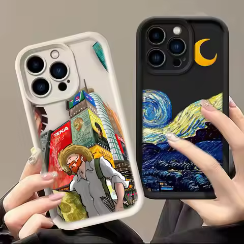 The S-Starry Night Art Phone Case For Realme 16 15 15T 7 7I 8 8I 9 11 12 13 14 5 5I 6 6I 5S NARZO 50