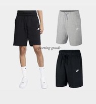 S.G NIKE SPORTSWEAR SHORT BV2773-010/063 基本刺繡LOGO 黑/灰 休閒短褲
