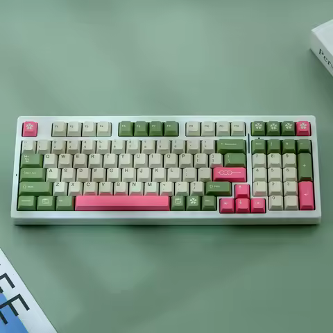 PBT GMK Hanami Dango Keycaps Cherry Profile Keycap Dye Sublimation Key Caps For MX Keyboard F75 RK84