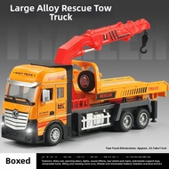 Rescue Tow Truck Model Alloy Inertia Car