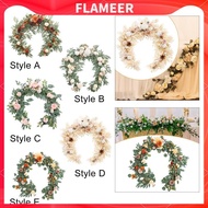 [Flameer] Artificial Flower Garland Floral Vine Flower Vine Artificial Fake Flower Greenery Garland 