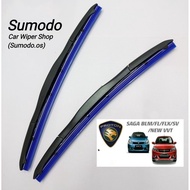 Proton Saga BLM/FL/FLX/SV/NEW VVT Silicone Wiper 1Pair(2Pcs) HKD.Sumodo Car Wiper Shop