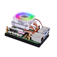 52Pi Low-Profile ICE Tower Raspberry Pi 5 Cooler, Raspberry Pi 5 Cooling Fan with Heatsink