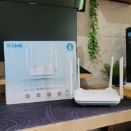 DLink WiFi Router R15 AX1500 WiFi6 Eagle Pro Gigabit MeshAI