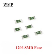 20Pcs 1206 SMD Fuse Restore Fuse 500mA-25A 24V 32V 63V 72V 0.5A 1A 2A 2.5A 3A 4A 5A 6A 7A 8A 10A 12A