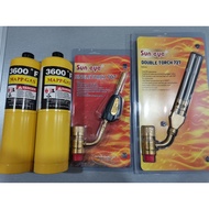 Mapp Gas Single Torch/Double Torch Welding Torch Brazing Soldering