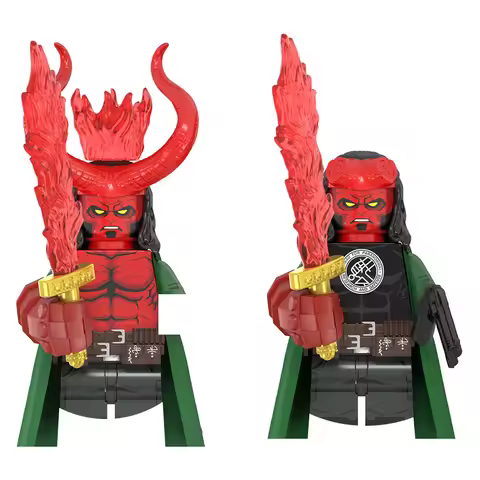 WM2421 WM2422 MOC building blocks model - TV, film and animation series "Hell" - Demon assembly buil