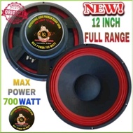 Speaker Component KR 12 Inch Full Range Merah Magnet Besar Max Power 700 Watt