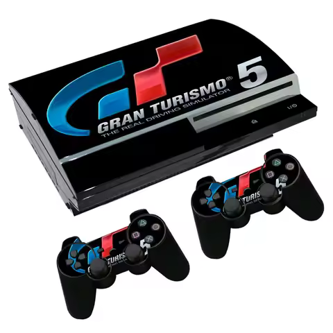 Gran Turismo GT Sport Skin Sticker Decal for PS3 Fat PlayStation 3 Console and Controllers For PS3 F