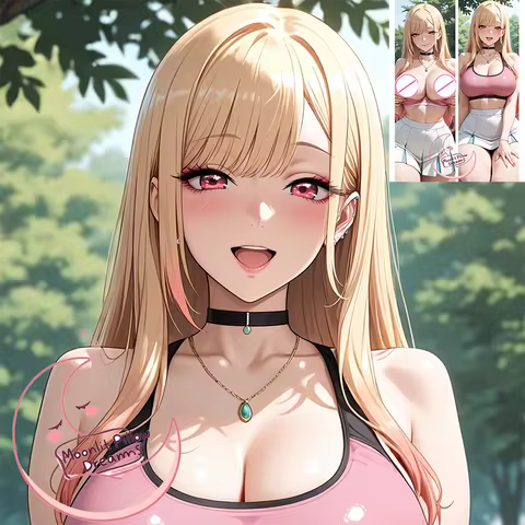 R18+ Dakimakura almohada Marin Kitagawa Double-sided Print 50X150cm pillows cover Adult anime body p