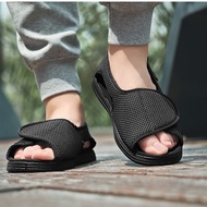 Extra Width Adjustable Diabetic Shoes Edema Slippers Fat Swollen Feet Walking Shoes Indoor/Outdoor O