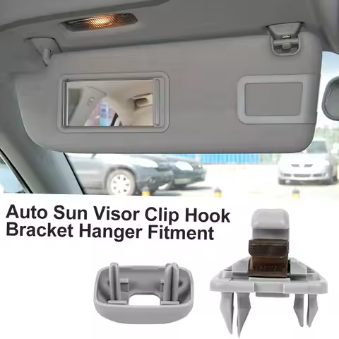 Auto Sun Visor Clip Hook Bracket Hanger replacement for Audi A1 A3 A4 A5 Q3 Q5(8E0 857 562)A7 B6 B7 