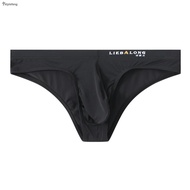 【STYLEF】Men's New Sexy Bikini Thongs Low Waist Ice Silk Brief Underwear Panties【fashion-Clothes】
