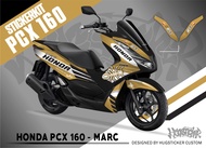 Hugsticker สติ๊กเกอร์ติดรถ สติ๊กเกอร์ PCX 150/PCX 160 ลาย MARC