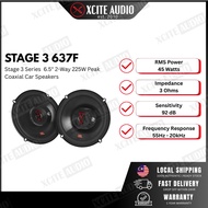JBL Stage3 637F 6.5" 3-Way 225Watts Peak Power Car Audio Speakers