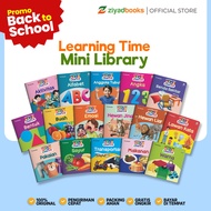 (16 Books) Learning Time Mini Library - Children's Books 0+ - Full Color Toddler Books - Ziyadbooks