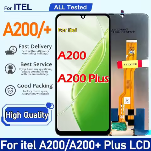 6.74" IPS LCD For Itel A200 A200 Plus A675L LCD Display Touch Screen Digitizer Panel Assembly Replac