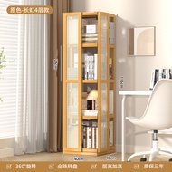 ตู้หนังสือแบบหมุนได้ ตู้จัดเก็บของหลายชั้น ติดผนัง ไม่มีประตู สำหรับใช้ในบ้าน สำหรับเด็ก รุ่น 2025lc