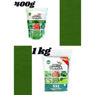 BABA MR GANICK 532 ORGANIC LEAFY FERTILIZER (400g & 1kg) / ORGANIC FERTILIZER / PLANT FERTILIZER