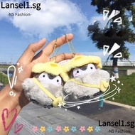 Plush toy keychain, cute penguin plush keychain, cartoon doll schoolbag keychain [NS]