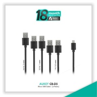 Aukey Micro USB Cable Set (5 pcs)