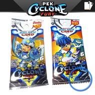 BoBoiBoy Galaxy Card Set : Pek Cyclone Fury AA SR (ALTERNATE RARE SUPER RARE PACK)