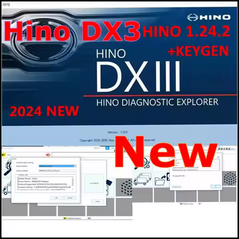 2025 Hino Diagnostic Explorer 3 Hino DX3 v1.24.2 2024 Diagnostic Software + unlocked keygen + free h