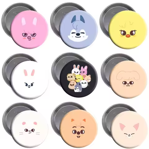 STRAY KIDS new album SKZOO peripheral cartoon badges, clothing accessories, fan gifts