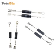 [PETSOLA] 2 Pieces Microwave Diode Professional Microwave Oven Parts Microwave Insulated Diode Spare