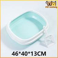 Bak Pasir Kucing Baskom Pasir Kucing Litter Box Kucing Kotak Kotoran Kucing Cat Litter Box