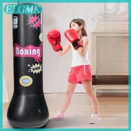 ELGMK Inflatable Punching Boxing Bag Fitness Training Boxing Sack PVC Fight Column Toy Kids Boxing F