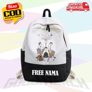 Children's BACKPACK DHOT DESIGN GENG 4G - FREE NAME PRINTING
