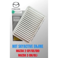 READY STOK Mazda enjine air filter mazda 2 (DY/DE/DH)1.3L 1.5L/mazda 3 (BK/BL) 1.5L 1.6L non skyacti
