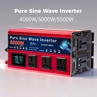 Pure Sine Wave Inverter DC 12v/24v To AC 110v/220v 5500W 5000W 4400/4000W 3000W 2000W Voltage Conver