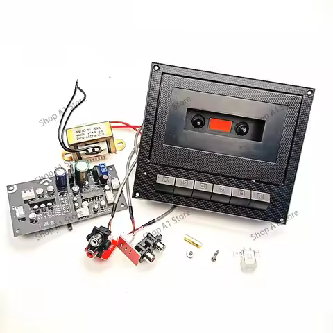 TA7668 Stereo Tape Recorder Head Front Amplification Board DIY Kit, Card Base Recorder