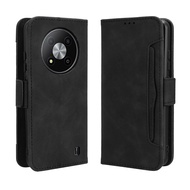 For ZTE Blade A73 5G Case Premium Leather Wallet Leather Flip Multi-card slot Cover