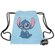 Stitch and Frog Mesh Bag Lilo & Stitch DrawStringbag/ Stitch Lopez Backpack/