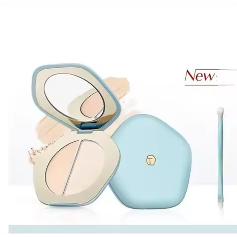 TIMAGE Master Soft Light Brighten 2 Texture Palette Dimensional Highlighter Cream Matte Powder Luxur